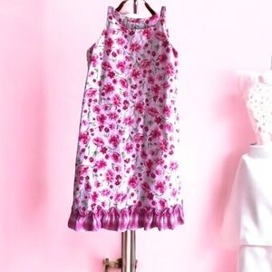 B. LULU EUC GIRLS COTTON DRESS PINK SIZE 5